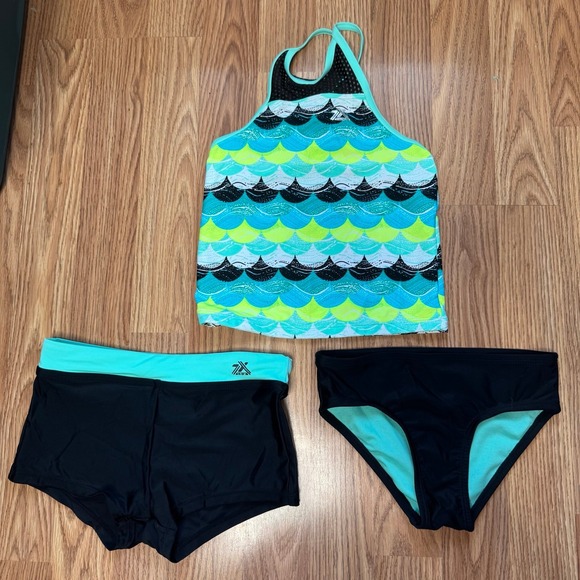 ZeroXposur Other - Girls 3 piece zeroxposur swim‎ suit 6/6x